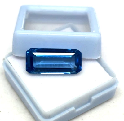 Natürlich Aquamarin 9.70 Karat, Smaragd Form Zertifiziert Lose Beste Qualität - Bild 1 von 4