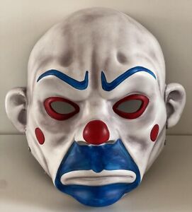 New Style The Dark Knight Batman Joker Clown Bank Robber Resin Mask Cosplay Prop