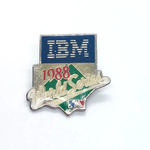 IBM 1988 World Series Pin Lapel Enamel Collectible - Picture 1 of 3