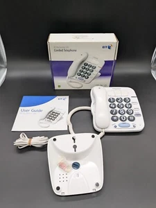 BT Big Button 100 Corded Phone White Big Buttons Boxed With Instructions - Zdjęcie 1 z 14