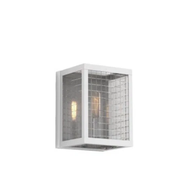 Aplique linterna de pared de níquel cepillado de 1 luz colección decoradores del hogar 16793 Foto 1 de 4