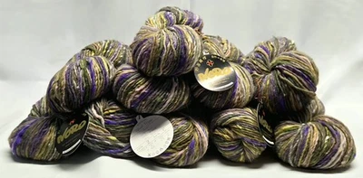 HUGE Lot 10 Skeins NORO Silver Thaw Luxe Aran Wool Angora Yarn Same Dye Lot NWT  - Image 1 of 4