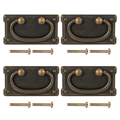 pzihao 4 Pcs Drawer Pull Handles Knobs,Cupboard Pull Drop Knobs and Handles, - Image 1 of 4