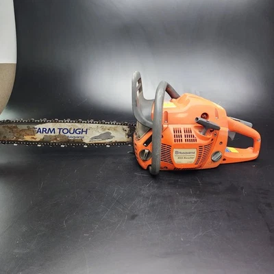 Husqvarna 455 Rancher 20" Gas Chainsaw X-TORQ Engine Power Saw Farm Tough ⚙️ - Image 1 of 4