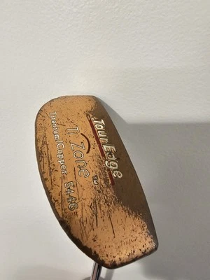 Putter Tour Edge Golf TI Zone titanio/cobre 5446 para diestros acero 34,5" Foto 1 de 4
