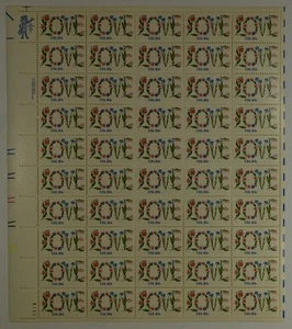 US SCOTT 1951 SHEET (PANE) OF 50 LOVE STAMPS 20 CENT FACE MNH - Picture 1 of 1