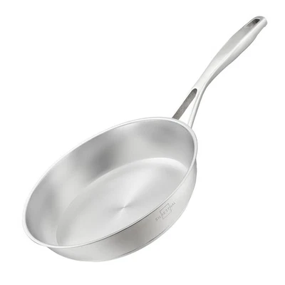 SILBERTHAL Edelstahl Pfanne Unbeschichtet - Induktion - Profi Bratpfanne 24 cm  - Bild 1 von 4