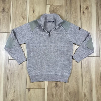 Suéter de lana Overs Hill Walker talla M con parches de gamuza Foto 1 de 4