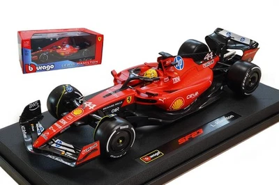 Modellino Ferrari SF-23 Lewis Hamilton Test Fiorano Scala 1/18 Burago - Immagine 1 di 3