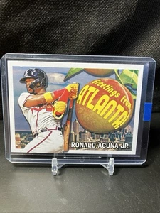 Ronald Acuna Jr. 2022 Topps Archives Postcard PC-14 Atlanta Braves - Picture 1 of 2