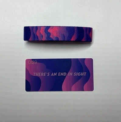 Zox Bracelet - There’s An End In Sight - Size Small - New - Neon Pink/Purple Foto 1 de 2