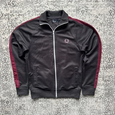 Vintage 00s Fred Perry Logo Full Zip Track Jacket- SMALL - Image 1 of 4