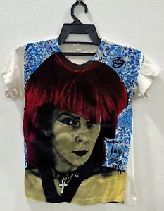 VINTAGE 80s FIFTH COLUMN TOYAH WILLCOX T-SHIRT PUNK ROCK TOUR CONCERT PROMO - Picture 1 of 2