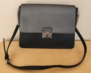 Calvin Klein RN 54163 Shoulder Leather Bag - Picture 1 of 7