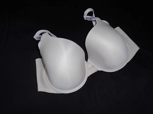 36D Beige Nylon Underwire WARNER'S No Side Effects T-Shirt Bra #01356 36D - Picture 1 of 5