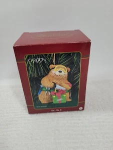 Oso adorno de tarjetas Carlton con herramientas y cinturón de herramientas "Sr. Fix It " #121  - Imagen 1 de 6