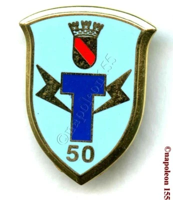 TRANSMISSION. 50 eme Bataillon de Transmissions,FFA, BT. Fab. Pichard - Photo 1/2