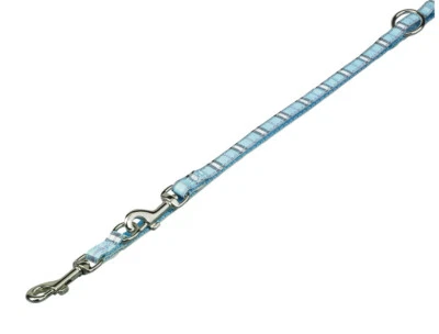 Nobby Führleine Tartan hellblau L: 200 cm; B: 10 mm Hund Dog Leine