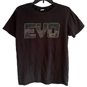 Czarna koszulka Mitsubishi EVO Vintage Style - rozmiar Mediun