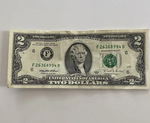Billete De 2 Dólares Serie 1995 - Picture 1 of 3