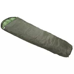 Schlafsack Mumienschlafsack Outdoor Biwak Camping -10°C - +15°C Oliv - Picture 1 of 2