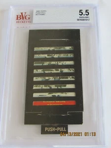 1965 TOPPS PUSH-PULL #22 ESKIMO AFRICAN NATIVES BVG 5.5 EX + RARE TEST ISSUE - Bild 1 von 4