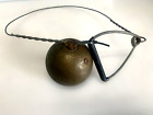 Pic of Vintage  Hammer Throw Shotput Brass Ball With Handle & Wire 1940s-1950s For Sale