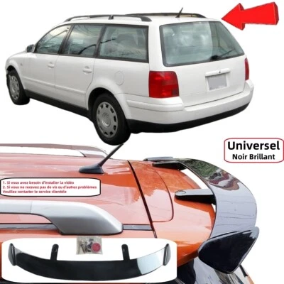 pour VW Passat Variant 3B5 universel aileron becquet spoiler de coffre de toit - Imagen 1 de 4