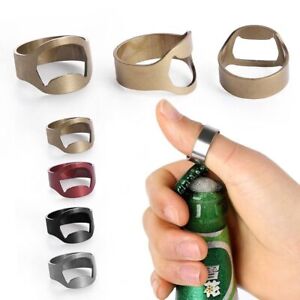 edelstahl finger - ring - look bierflaschen geöffnet. gadgets küchen - tool