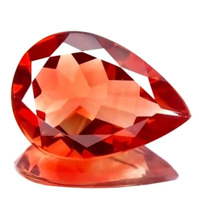 1.21ct FLAWLESS NATURAL BEST RED ANDESINE LABRADORITE EARTH MINED RUSSIAN GEM! - Image 1 of 2