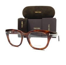 Autentico Tom Ford TF5473 053 49mm Biondo Havana W/ Demo Lenti FT5473 Occhiali