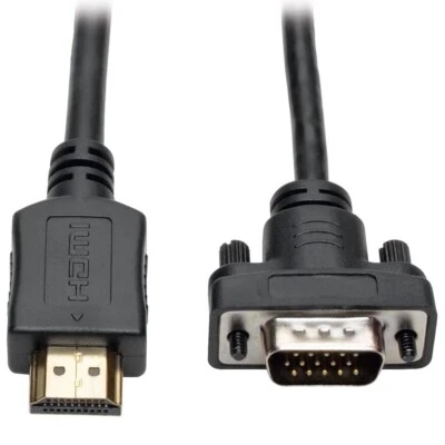 Tripp Lite Active HDMI to VGA Converter Cable 10ft/3m Powered Black P566-010-VGA - Image 1 of 4