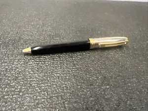 Sheaffer Prelude Ballpoint Pen Black lacquer body Golden Trim - Picture 1 of 19