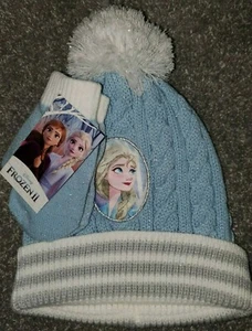Frozen 2 Elsa Hat & Mittens - Picture 1 of 1