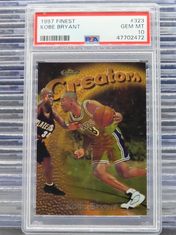 1997-98 Topps Finest Kobe Bryant Creators Rare Gold #323 PSA 10 GEM MINT Lakers