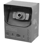 Webcam CYLO Metallic HD 720P PRO, noire, microphone antibruit intégré 