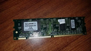 LOT OF 2 PCS. KINGSTON KVR100X64C2/64 PC100 64MB 8MX64 100MHz Non-ECC CL2 Memory - Picture 1 of 1