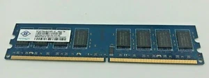 Nanya NT2GT64U8HD0BY-3C 2GB 2Rx8 PC2-5300 DDR2 Memory-Tested - Picture 1 of 2