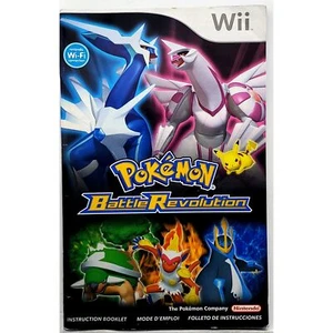 (Manual Only) Pokemon Battle Revolution Nintendo Wii Authentic - Picture 1 of 2