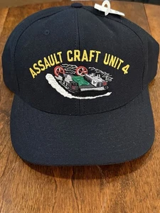 Gorra de béisbol Assault Craft Unit 4 azul con cierre a presión - Imagen 1 de 1