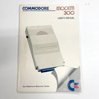 1985 Modem/300 Model 1660 for Commodore Computers USER'S MANUAL - Image 1 of 4