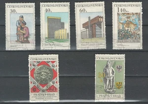 CZECHOSLOVAKIA EUROPE ARCHITECTURE MONUMENTS USED SETS STAMPS LOT(CESKO 551) - Picture 1 of 1