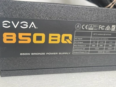 EVGA 850 BQ 80+ BRONZE 850W Semi Modular Power Supply - 110BQ0850V1 - Image 1 of 4