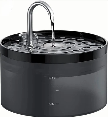 Fuente de agua para gatos 2L - Cuenco para beber mascotas ultra silencioso con triple filtro 💧 Foto 1 de 4