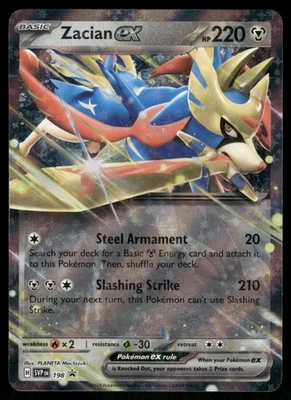 Zacian ex - Promo SV: Scarlet & Violet Promo Cards 198 NM - Image 1 of 2