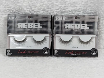Kiss Rebel - Lash Couture - Pestañas de niña - Paquete de 2 (adhesivo se vende por separado) Foto 1 de 4