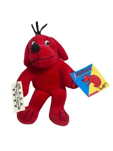 Vintage Side Kicks Clifford the Big Red Dog Plush Finger Puppet - Bild 1 von 3