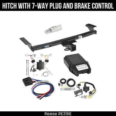 Paquete de remolque de enganche + control de freno para 09-14 Nissan Murano 44600 receptor de 2" clase 3 Foto 1 de 4