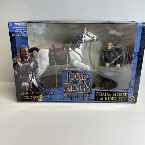 Lord of the Rings Legolas with Horse deluxe horse and rider figure set by Toybiz Cover