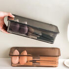 Makeup Brush Holder Rectangular Transparent Multi-Purpose Cosmetics Storage Box